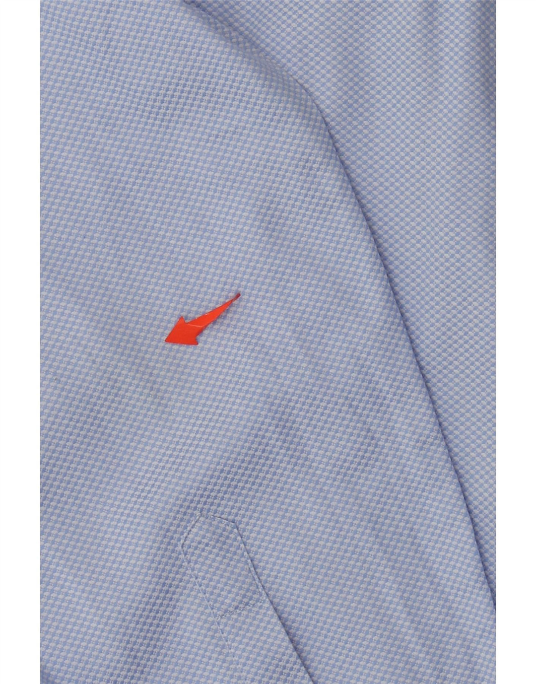 Camisa masculina Boggi Milano Slim Fit tamanho 41 16 grande algodão azul