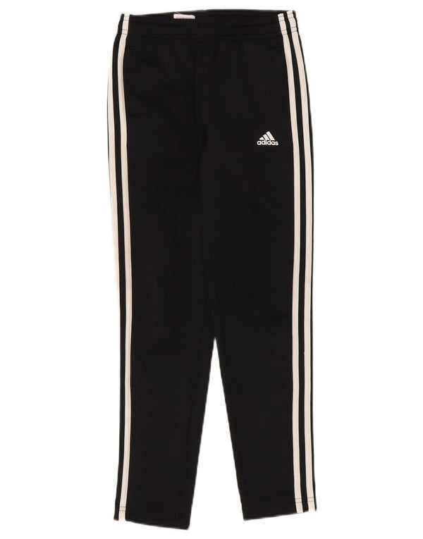 Calças de treino Adidas meninos 9-10 anos poliéster preto