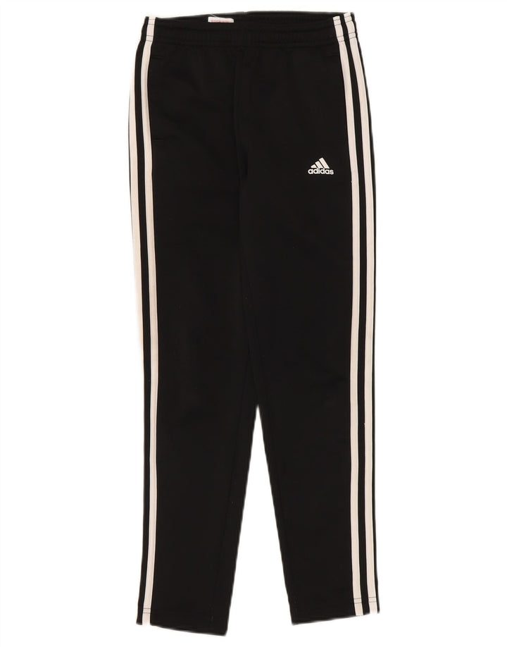Calças de treino Adidas meninos 9-10 anos poliéster preto
