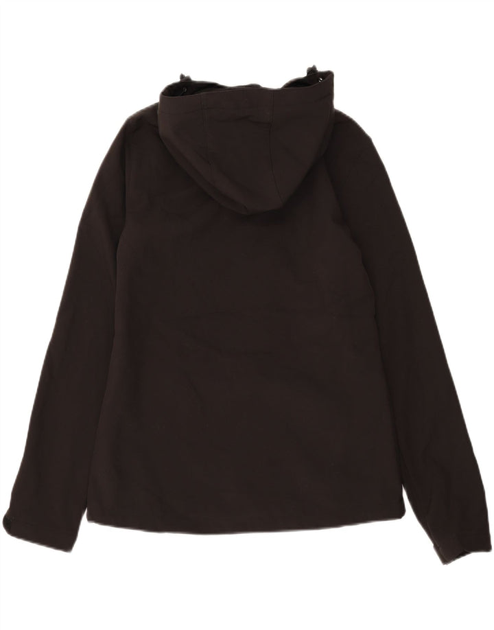 Jaqueta corta-vento feminina com capuz Mountain Warehouse UK 10 pequena preta