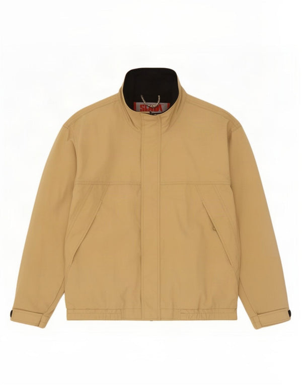 Jaqueta bomber masculina Slam UK 38 nylon bege médio