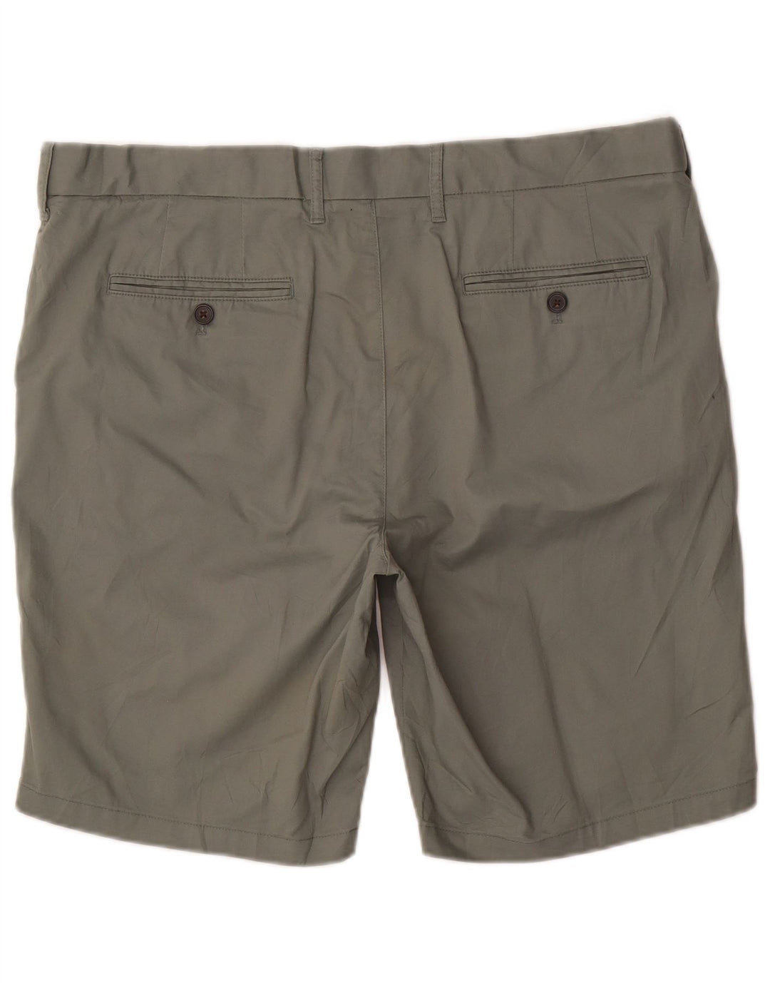 Shorts chino masculino Marks & Spencer W38 XL algodão cáqui