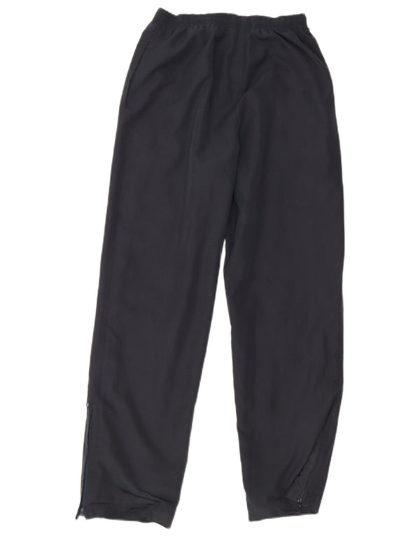 Calça de treino feminino Reebok UK 10 pequeno poliéster azul marinho