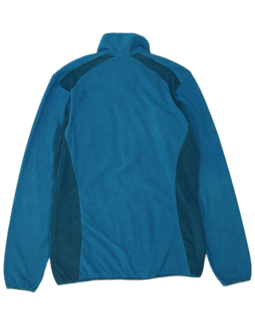 SALEWA Suéter masculino de lã com zíper EU 52 XL azul colorblock poliéster