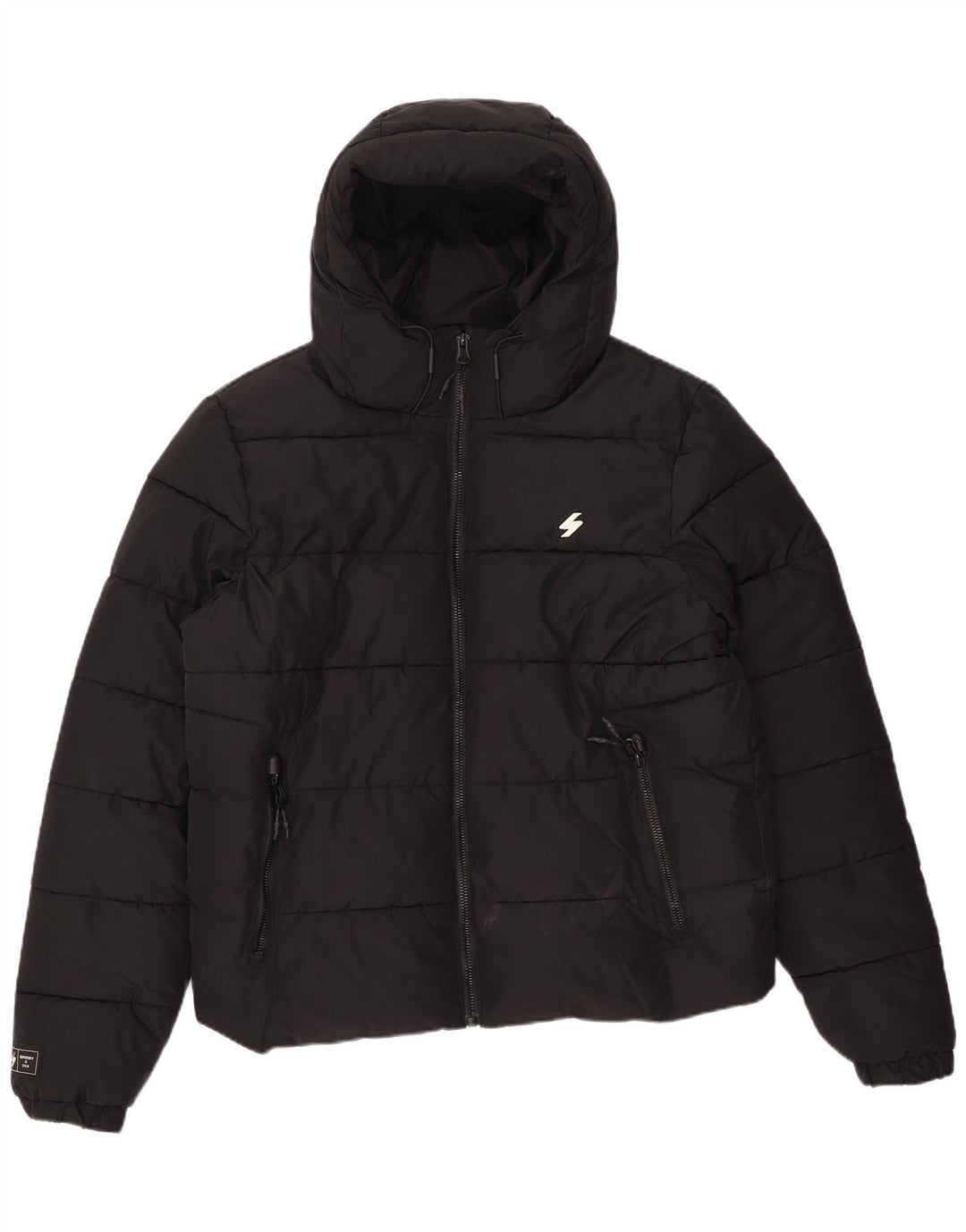 Jaqueta acolchoada masculina Superdry UK 44 2XL poliéster preto