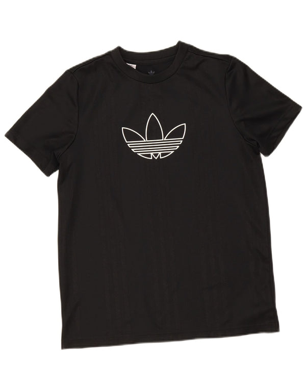 Camiseta Adidas Meninos Graphic 12-13 Anos Preto Poliéster
