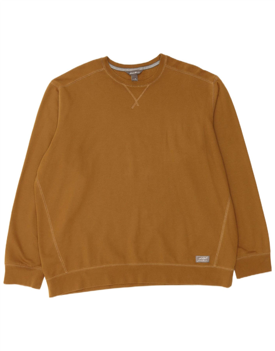 EDDIE BAUER Moletom masculino Jumper XL algodão marrom