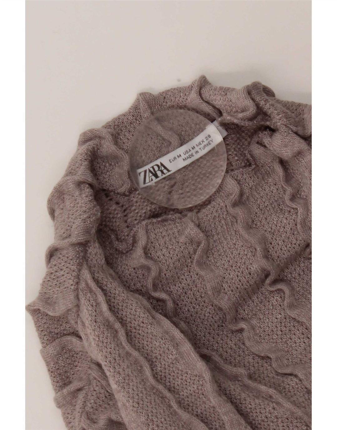 Zara Vestido feminino maxi sem mangas, Reino Unido 12, cinza médio