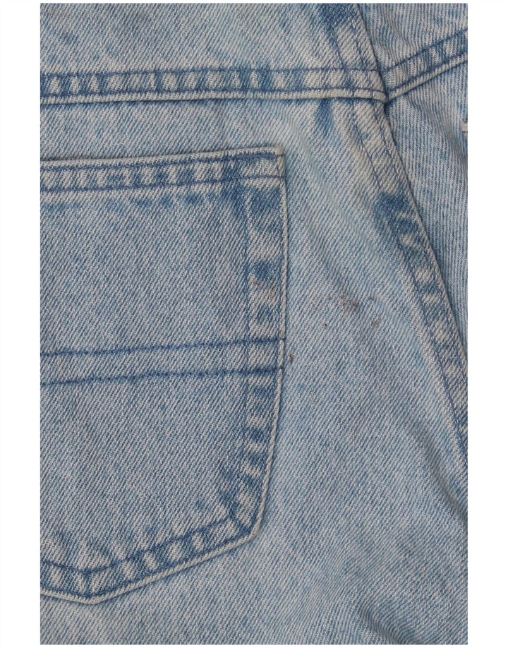 Jeans TRUSSARDI feminino 120 Tapered IT 47 grande W33 L27 algodão azul