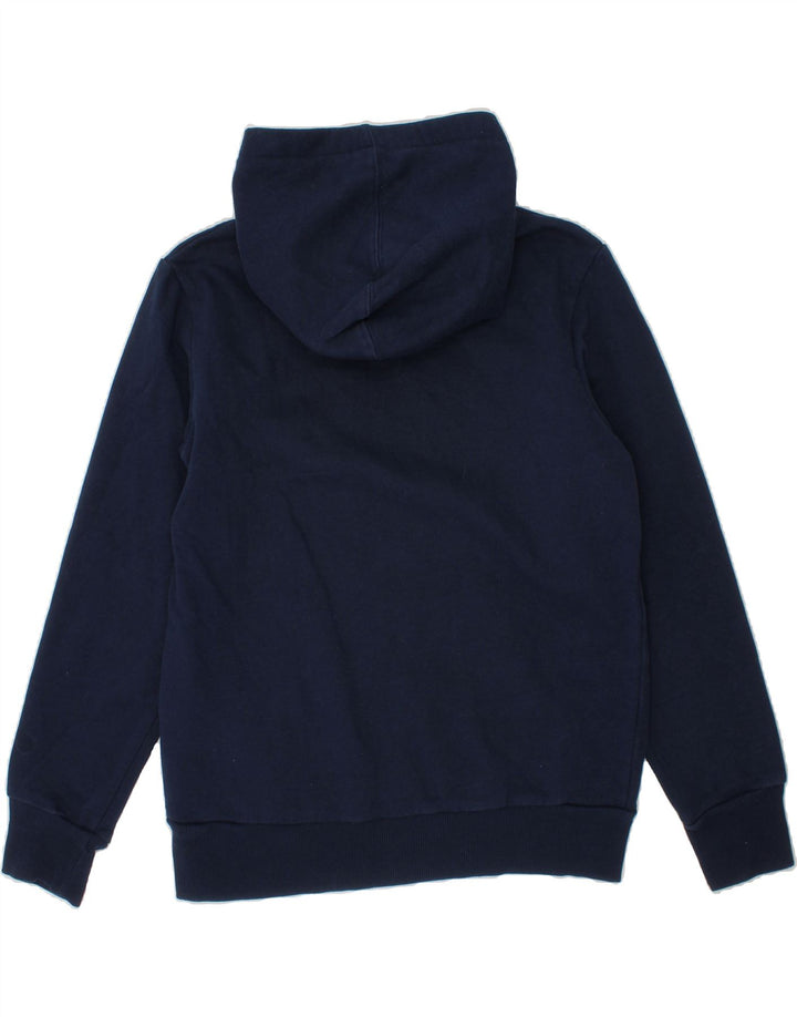 LEVI'S Boys Graphic Hoodie Jumper 11-12 Years Navy Blue Cotton Vintage Levi's and Second-Hand Levi's from Messina Hembry 