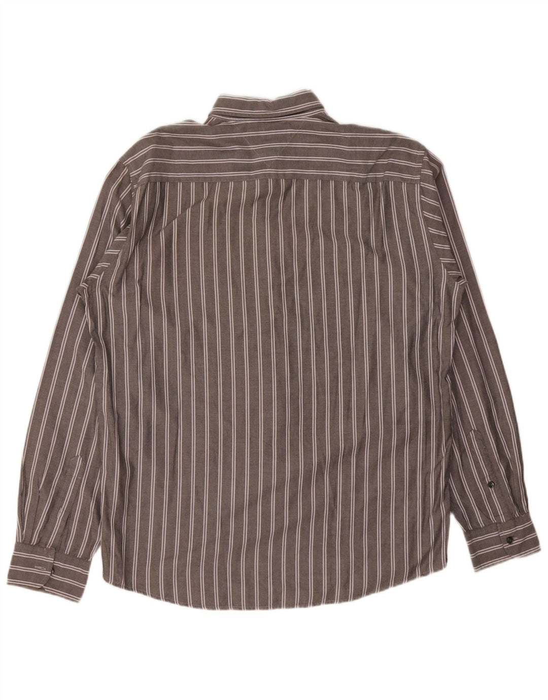 Camisa masculina Tommy Hilfiger vintage fit grande listrada cinza