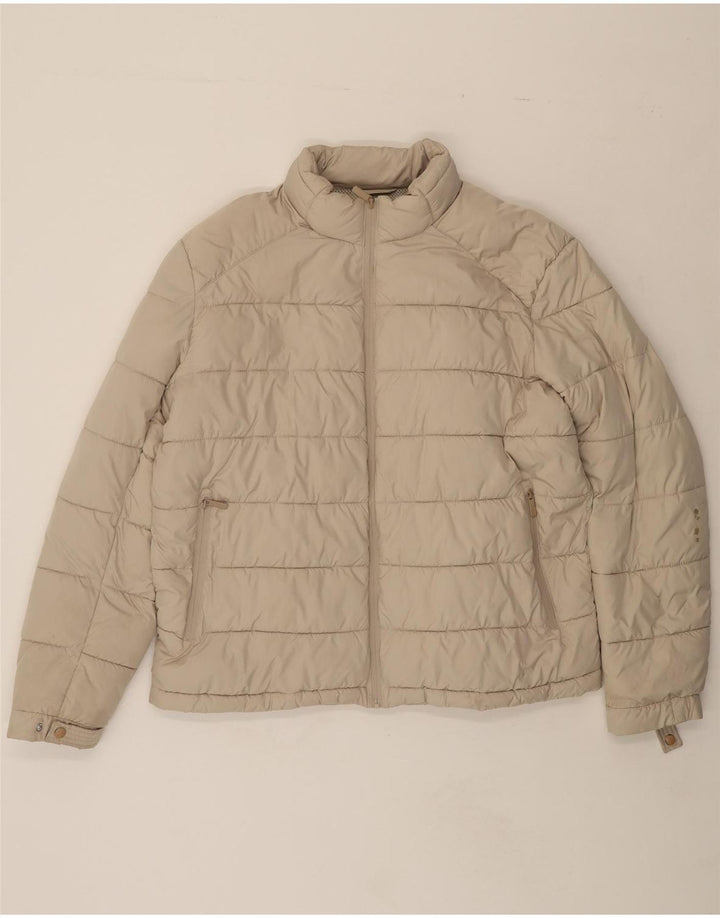 ZARA Womens Padded Jacket UK 20 2XL Beige Polyester Vintage Zara and Second-Hand Zara from Messina Hembry 