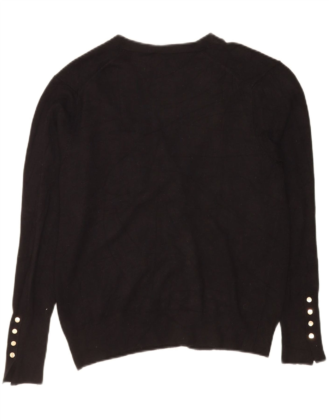 Suéter cardigã feminino Zara Reino Unido 14 grande preto