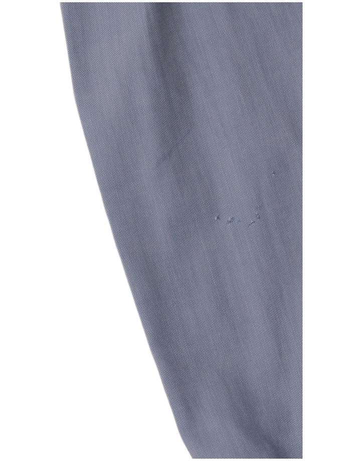 Camisa masculina Harmont & Blaine Regular Fit grande algodão azul