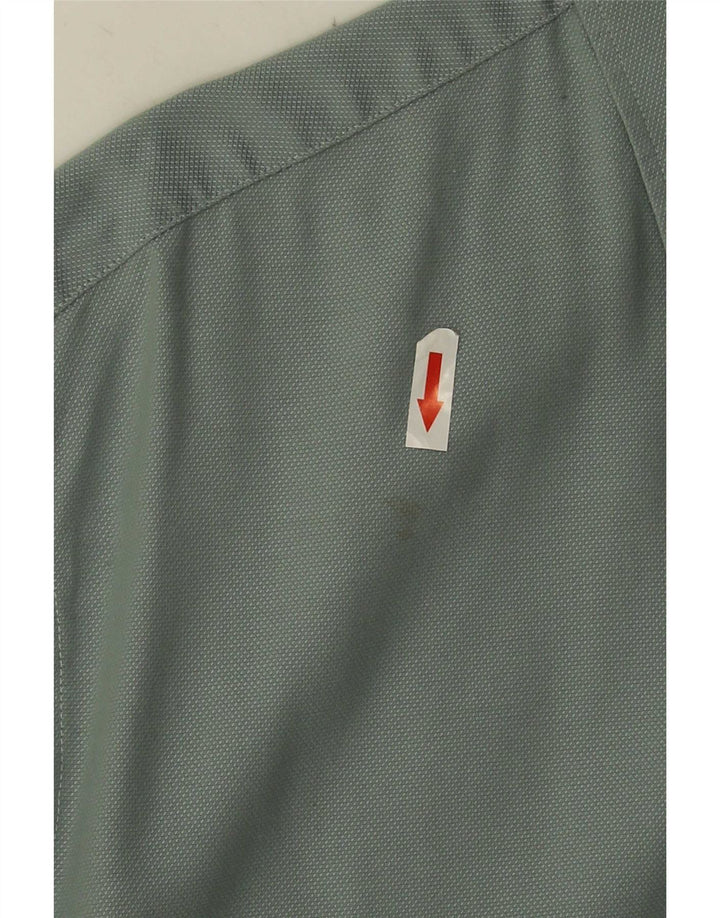 Lacoste camisa masculina de manga curta tamanho 45 XL verde