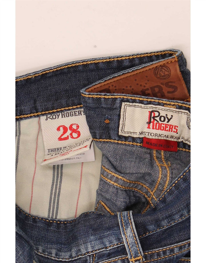 Shorts jeans Roy Rogers feminino 529 médio W28 algodão azul