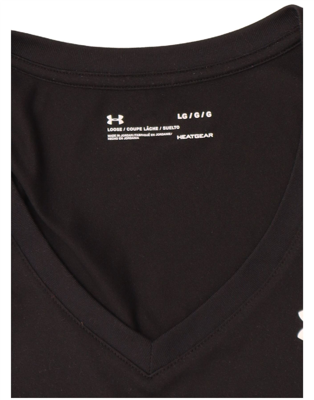 Camiseta feminina UNDER ARMOUR UK 16 grande preta