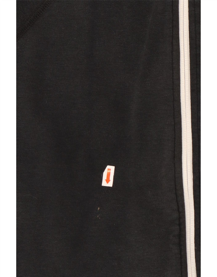 Suéter feminino Nike com capuz e zíper UK 16 grande algodão preto