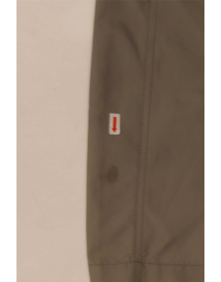 Jaqueta utilitária masculina Geox com capuz UK 42 XL cinza poliamida
