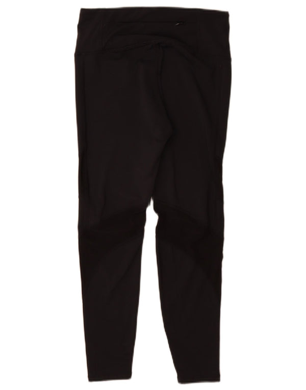 Superdry Womens Graphic Leggings UK 10 Pequeno Poliéster Preto
