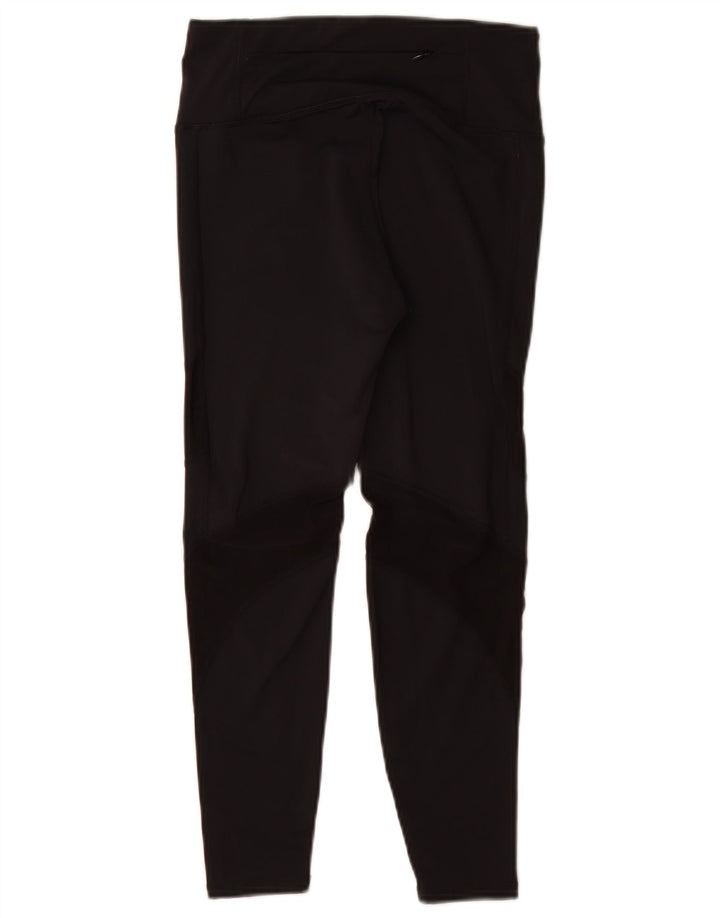 Superdry Womens Graphic Leggings UK 10 Pequeno Poliéster Preto