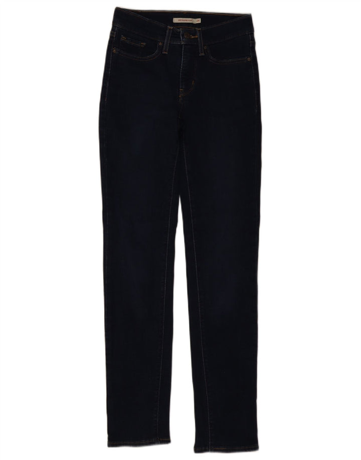 Calça jeans feminina Levi's 312 Shaping Slim W24 L31 azul marinho