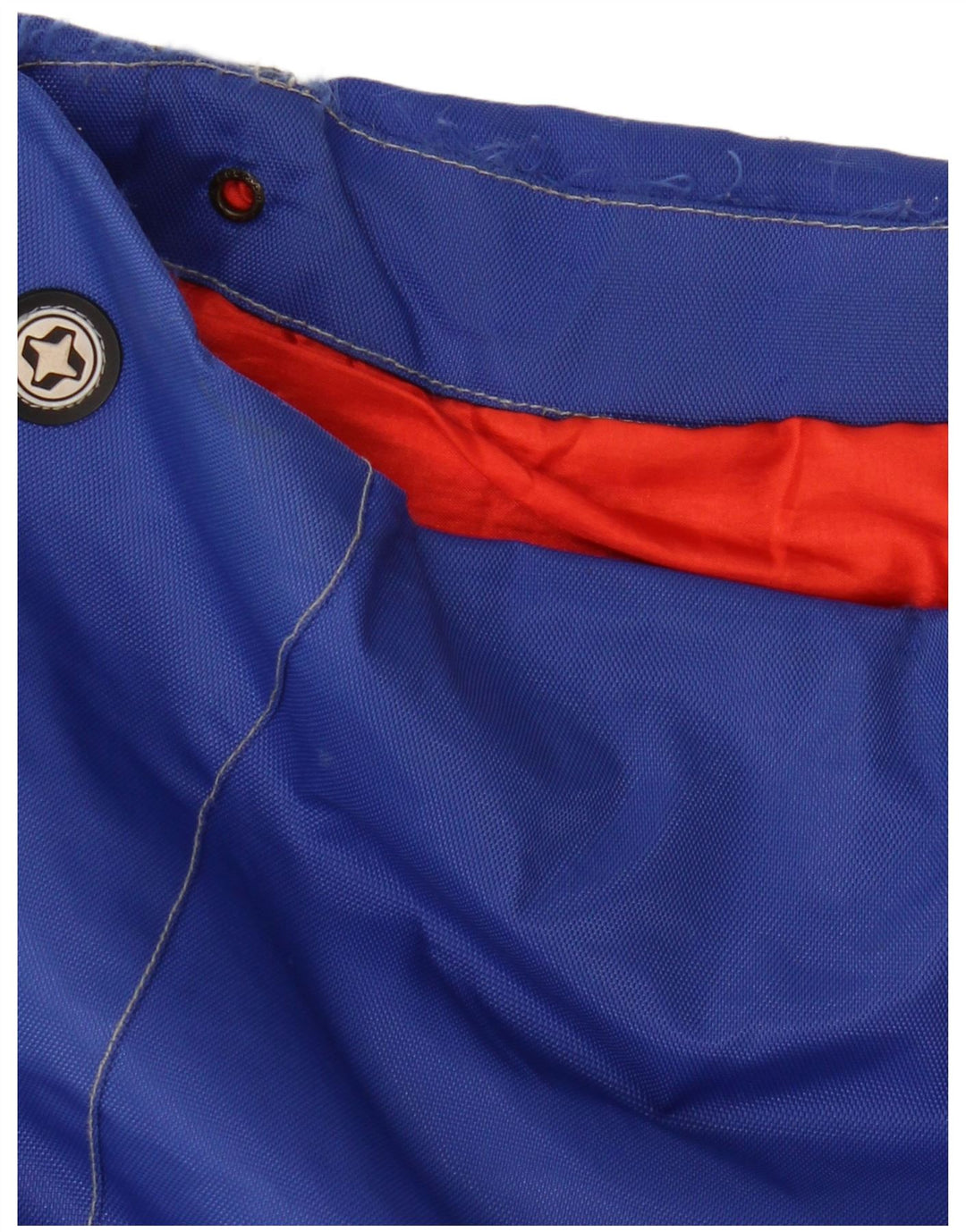 Jaqueta de esqui masculina Colmar UK 40 grande bloco colorido azul nylon