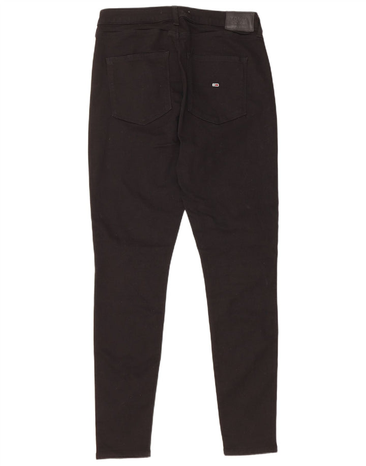 Jeans skinny feminino TOMMY HILFIGER W30 L30 algodão preto