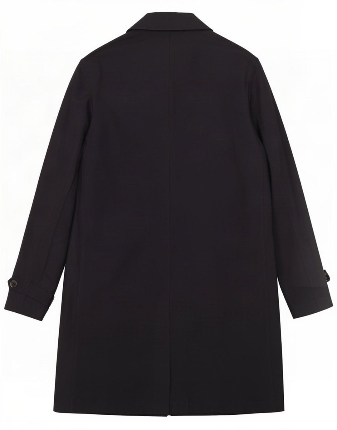 Zara Mens Trench Coat UK 36 Pequeno Azul Marinho