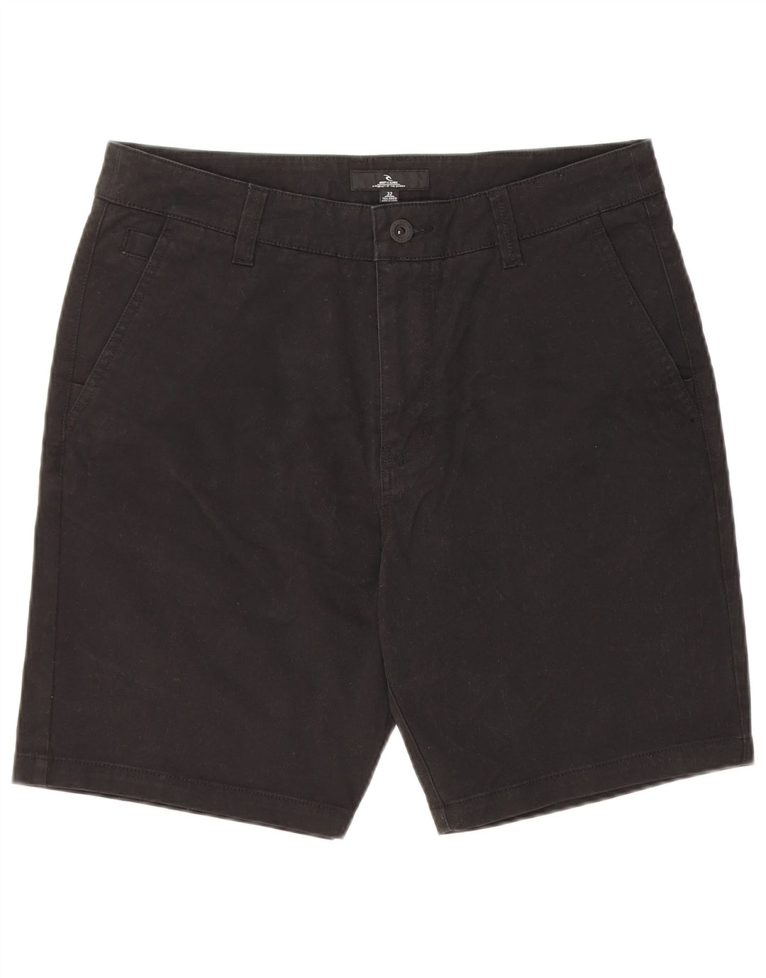 Rip Curl Mens Chino Shorts W32 Médio Algodão Preto