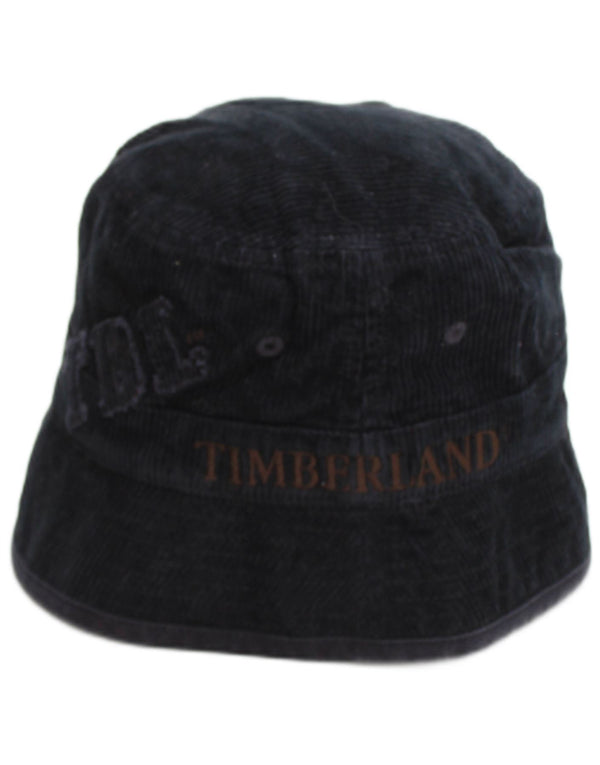 Chapéu balde de veludo gráfico TIMBERLAND para meninos 2-3 anos preto algodão clássico