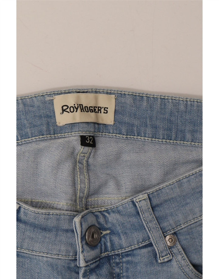Shorts jeans masculino ROY ROGERS W32 algodão azul médio