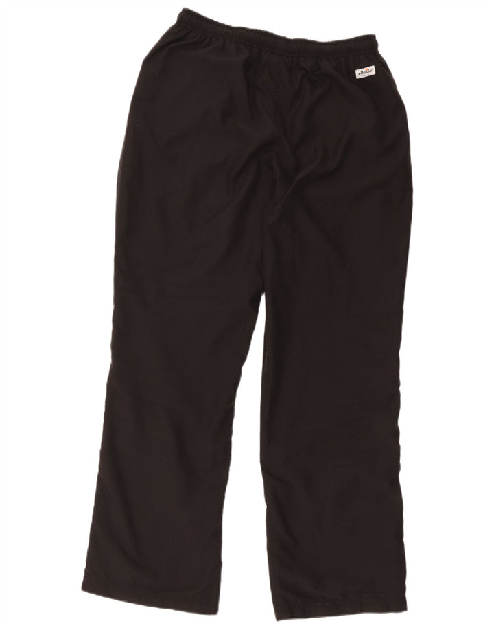 Calça de treino feminina Ellesse UK 14 grande poliéster preto