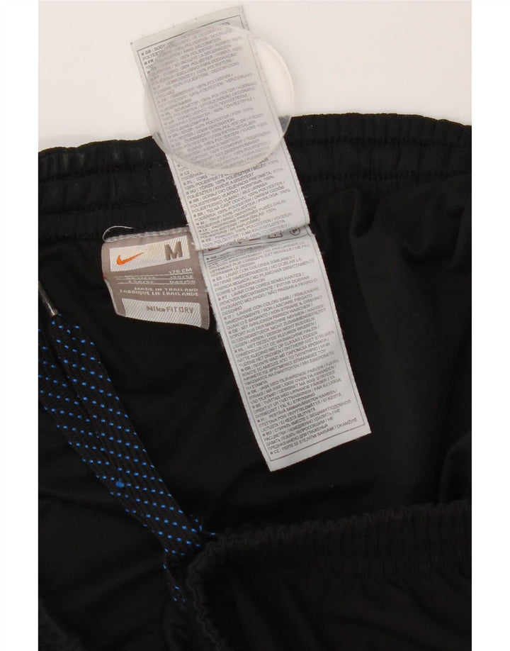 Shorts esportivos masculinos Nike médio preto colorblock poliéster