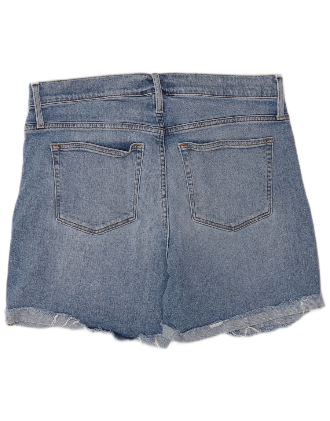 Shorts jeans feminino J. Crew W32 grande azul