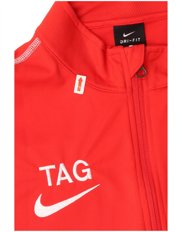 Nike Mens Graphic Tracksuit Top Jacket Pequeno Poliéster Vermelho Esportes