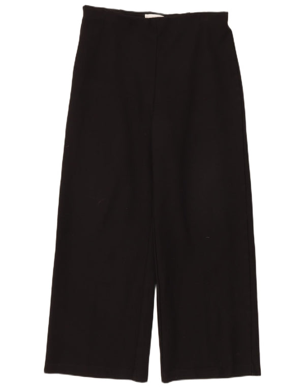Calça feminina Hobbs cintura alta com pernas largas Reino Unido 12 médio W34 L30 preta