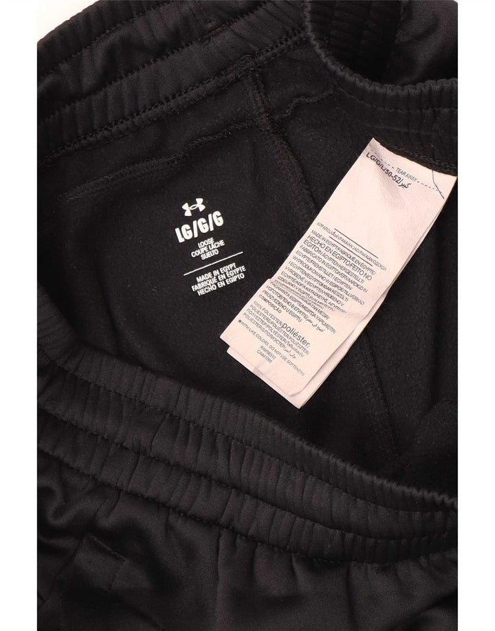 Under Armour Mens Calças de treino Joggers poliéster preto grande