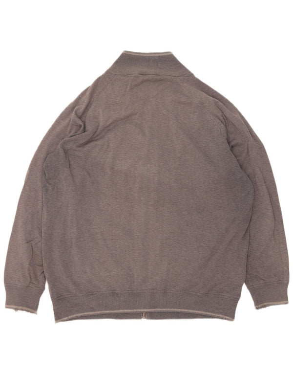 Suéter cardigã masculino Marks & Spencer XL algodão cinza