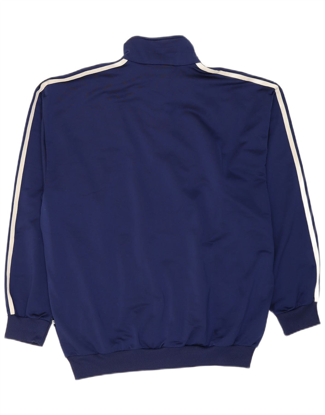 ADIDAS Mens Tracksuit Top Jacket UK 42/44 Grande Azul Marinho Poliéster