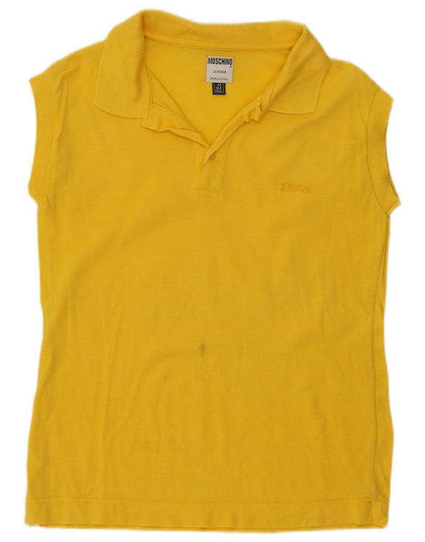 Pólo Moschino Meninas 14-15 Anos Amarelo