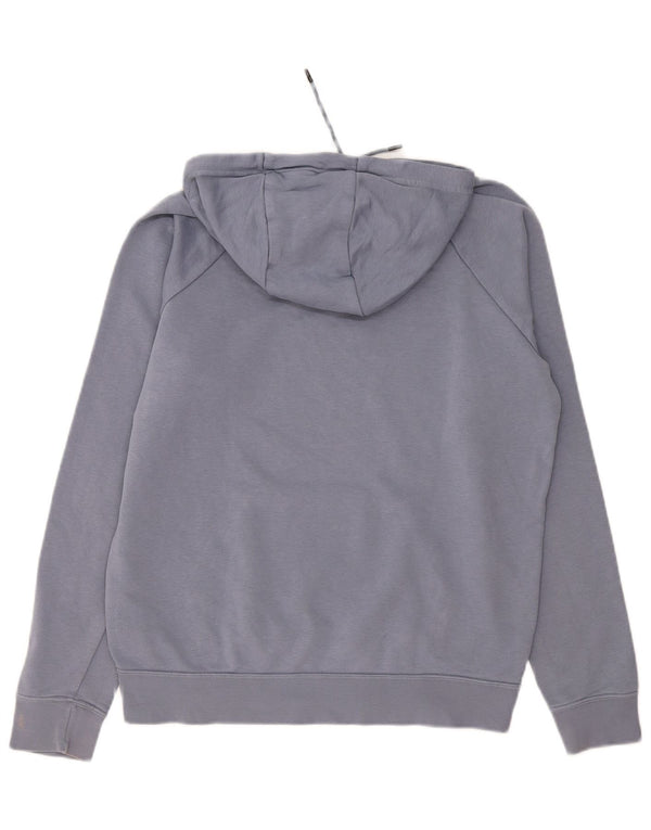 Nike Womens Loose Fit Hoodie Jumper UK 12 Médio Roxo Algodão