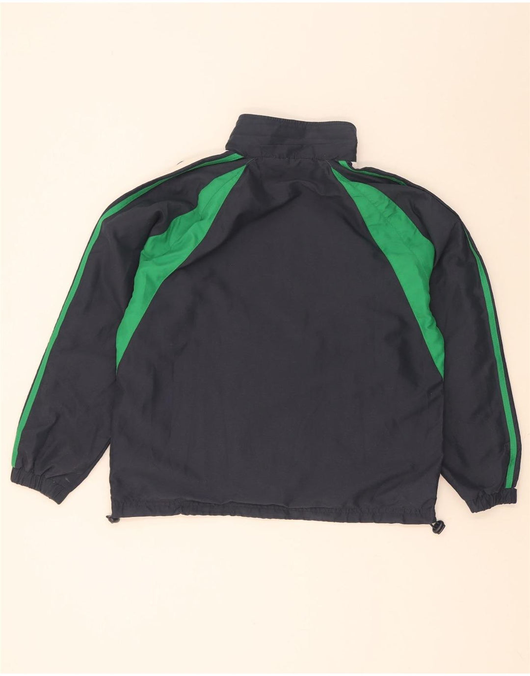 Jaqueta masculina de agasalho Umbro pequena azul marinho Colourblock poliéster