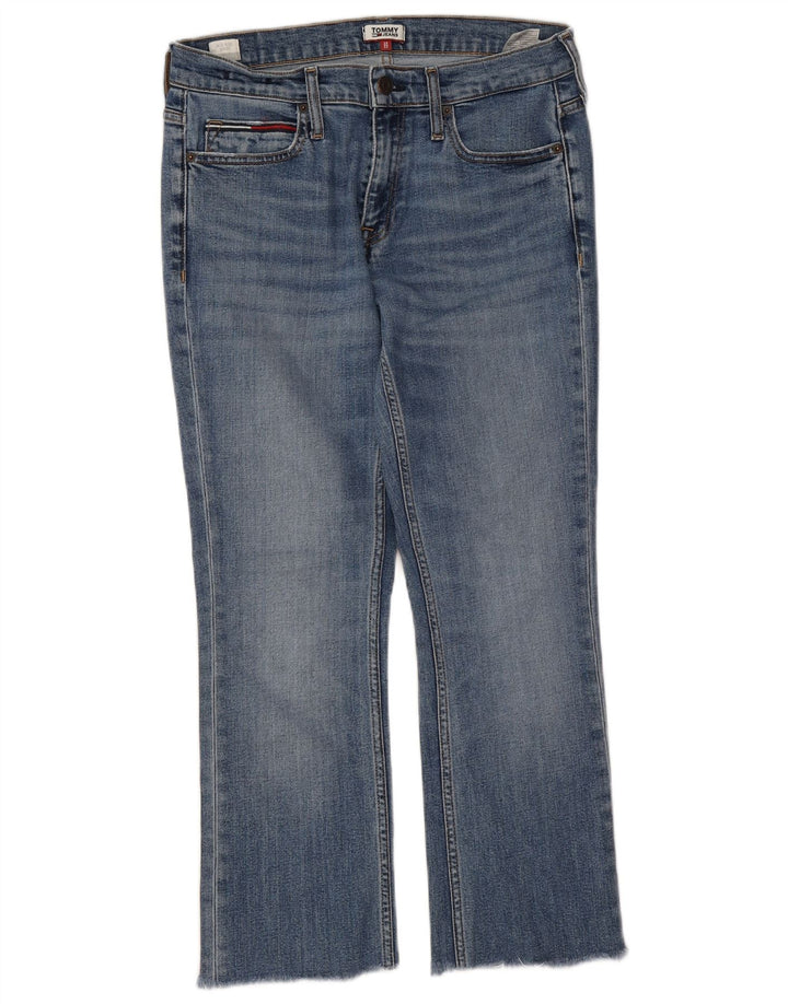 Jeans Tommy Hilfiger feminino cintura média bootcut W29 L25 algodão azul