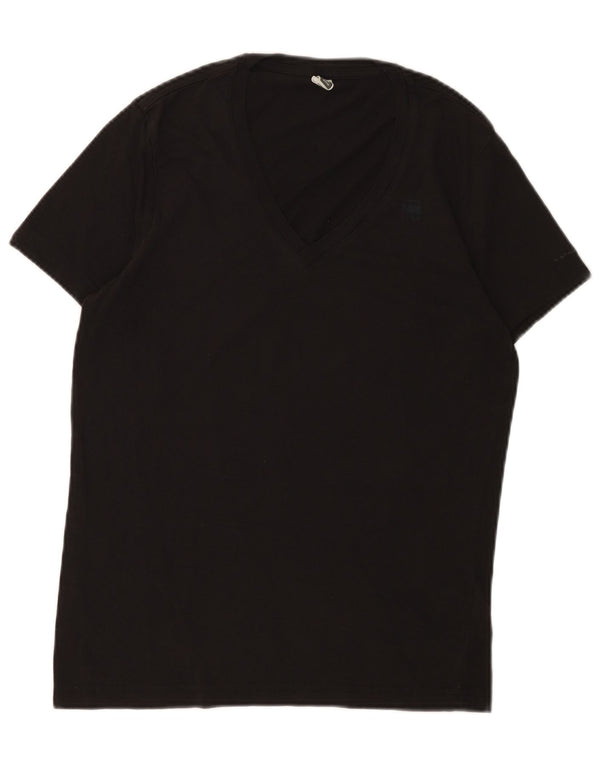 Camiseta masculina G-Star top pequeno algodão preto
