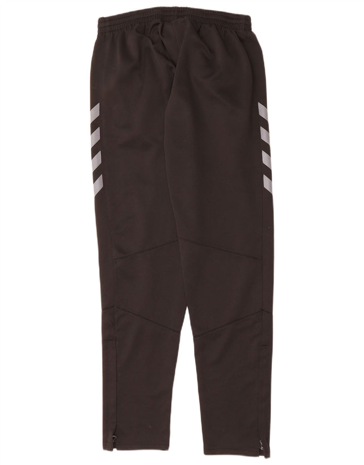 Calça de treino masculina HUMMEL de poliéster preto médio