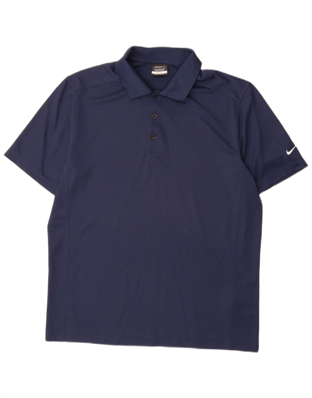 Camisa polo masculina Nike Dri Fit grande poliéster azul marinho
