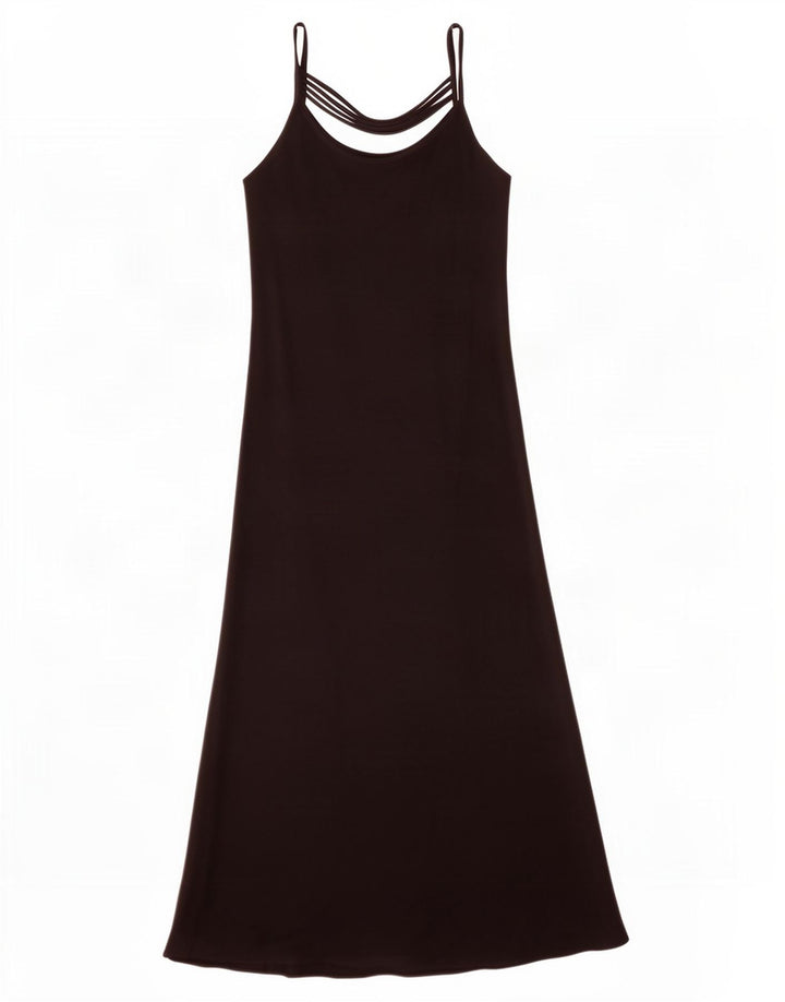 Vestido maxi feminino sem mangas Just Elegance Reino Unido 16 grande poliéster preto
