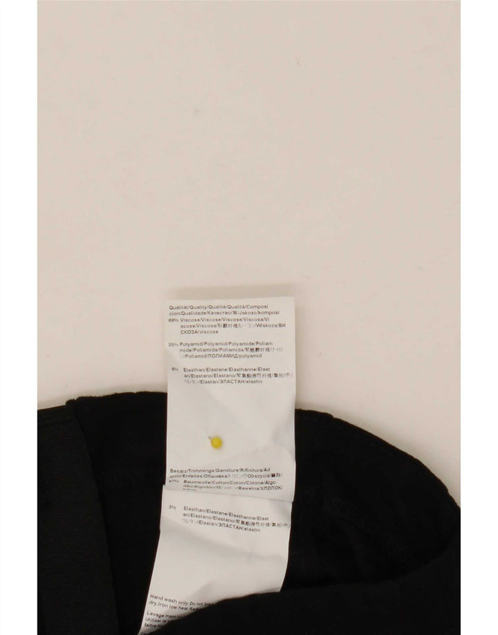 Saia lápis feminina Hugo Boss Reino Unido 12 médio W30 viscose preta