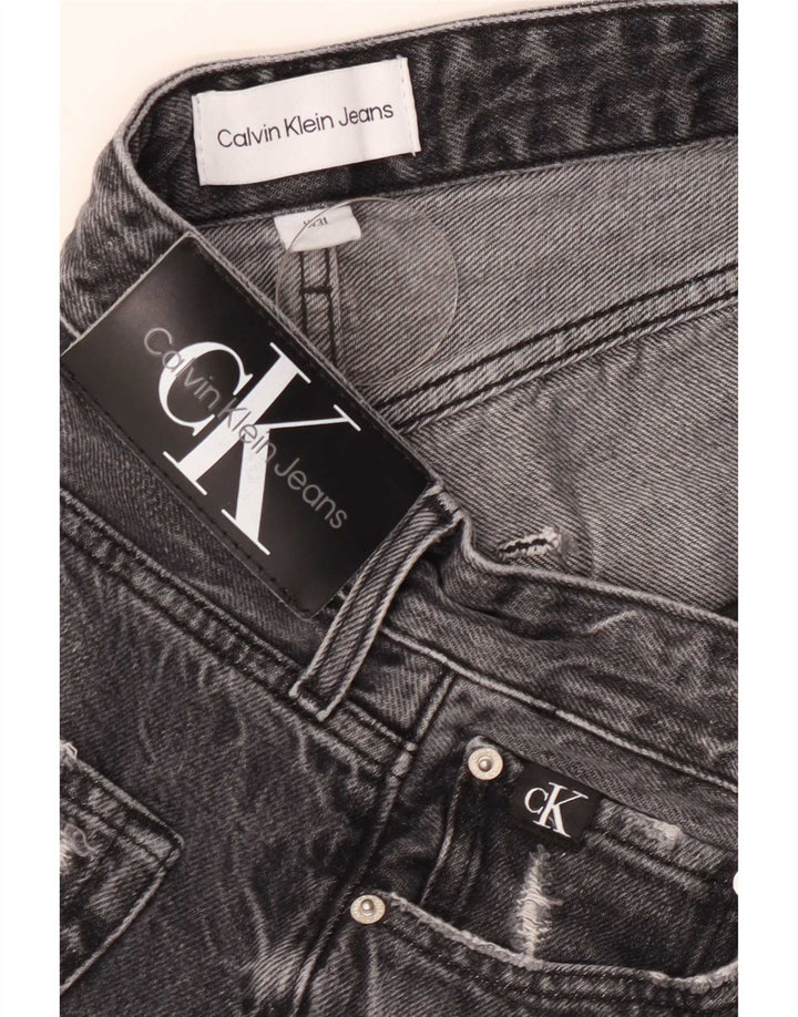 Calça Jeans Calvin Klein Masculina Distressed Slim W31 L27 Cinza